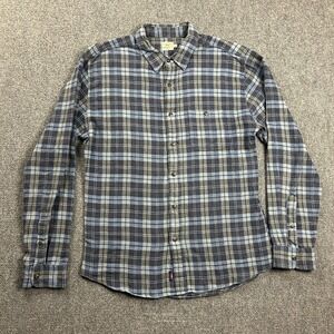 Mens Faherty Flannel Grey/Blue XL